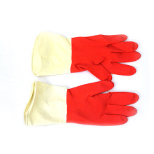 Latex Haushalt Handschuhe (rot / weiß)